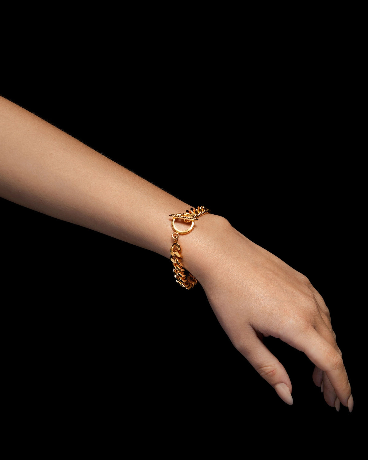 CLAW FACETED BRACELET