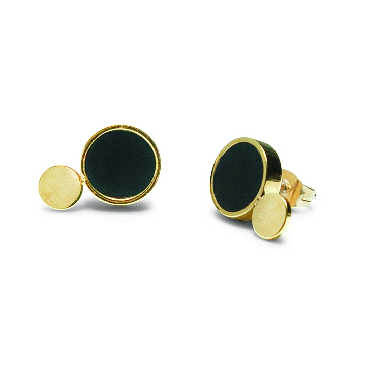 Luna Eclipse Golden Earrings
