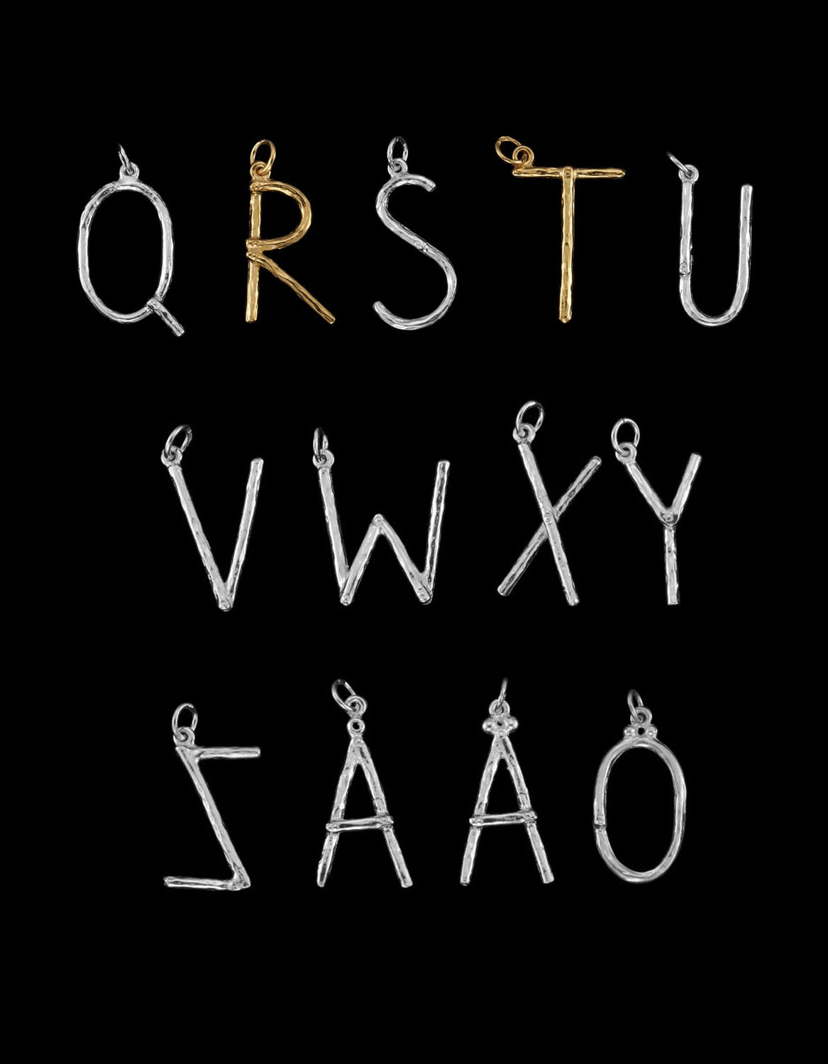 WONKY LETTER NECKLACE