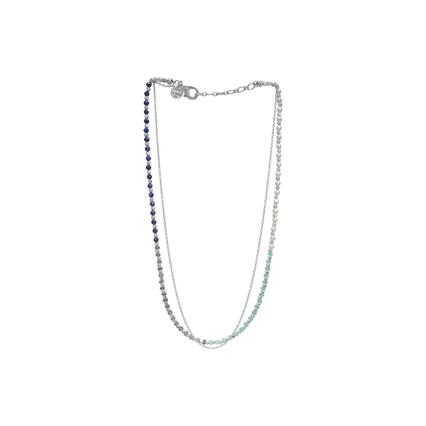 Halsband - NANNA OCEAN BLUE PEARL