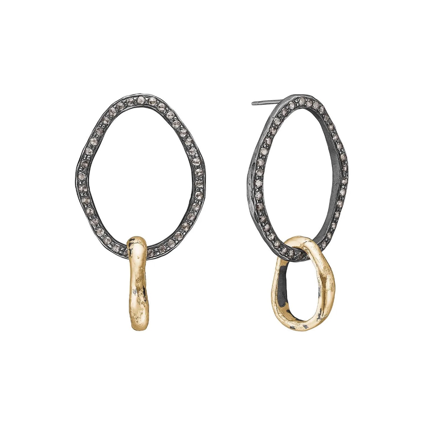 Örhänge - ONASSIS PAVÉ DUO