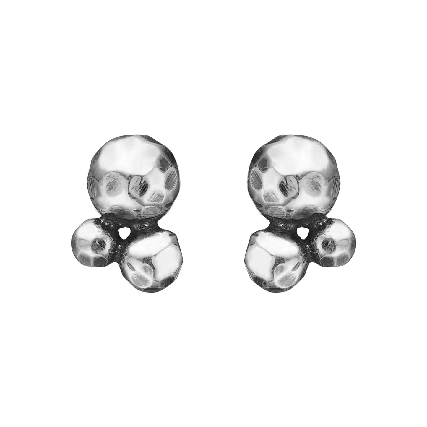 Örhänge - ROSE BUDS SILVER CLUSTER