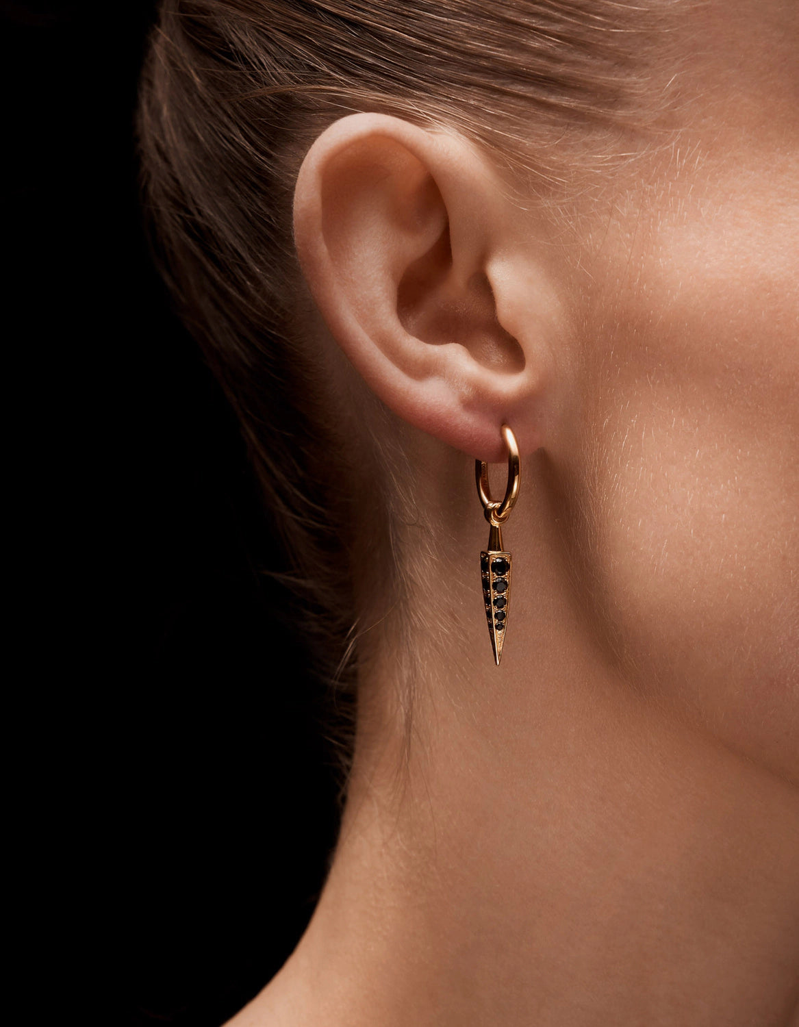 POISON ARROW PAVÉ EARRING