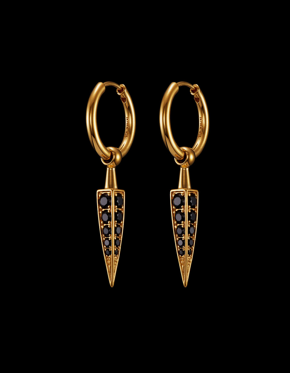 POISON ARROW PAVÉ EARRING