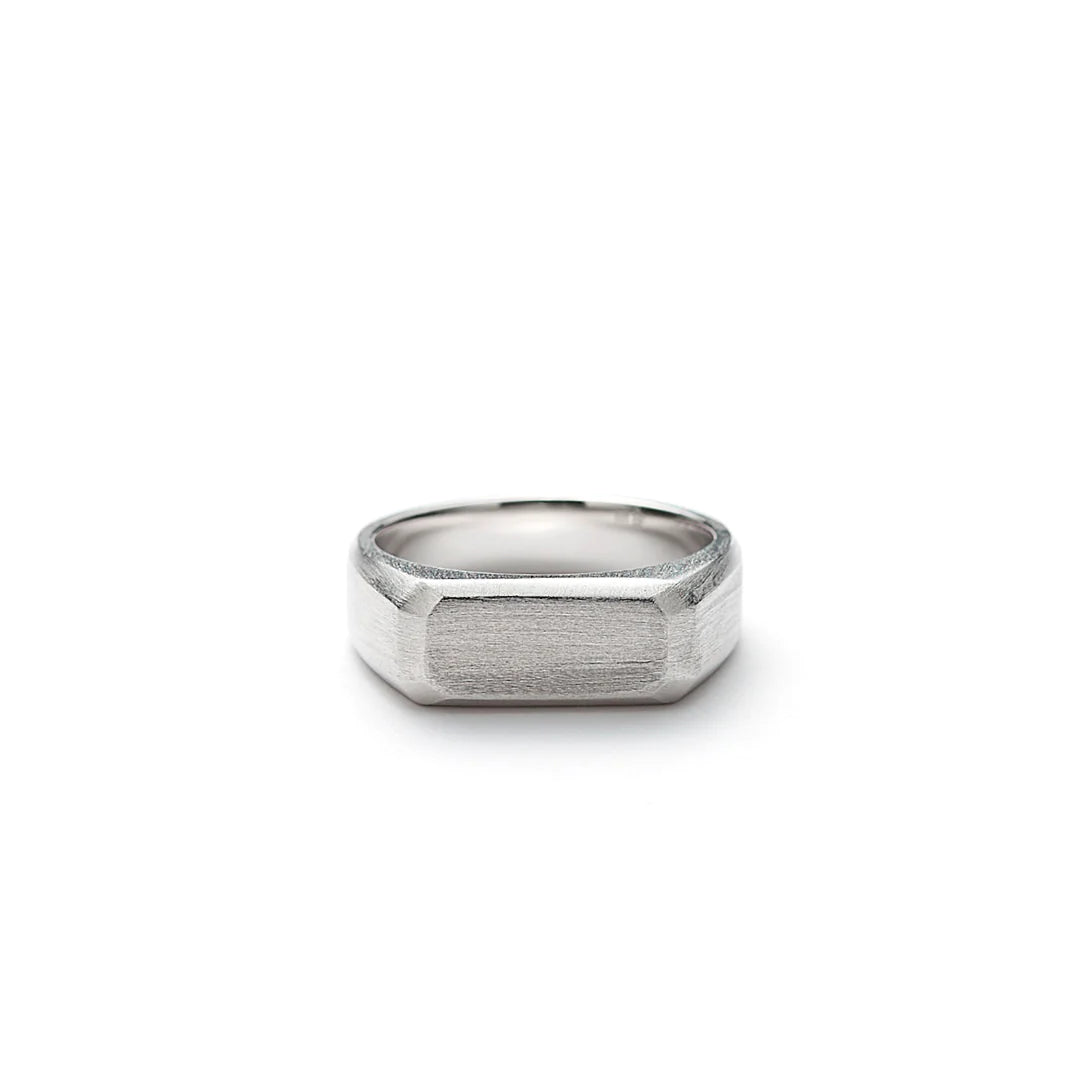 Hope Rectangle Signet Ring