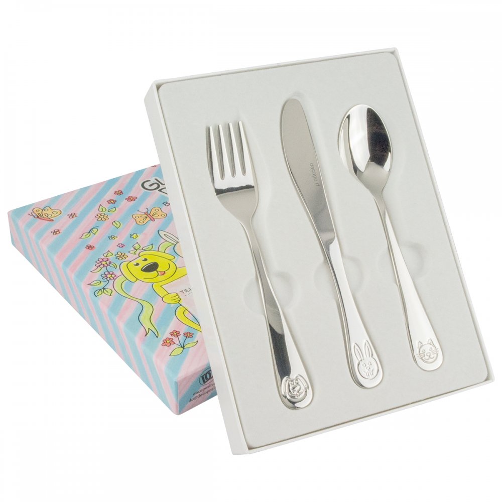 Barnbestick "Glada Djur"