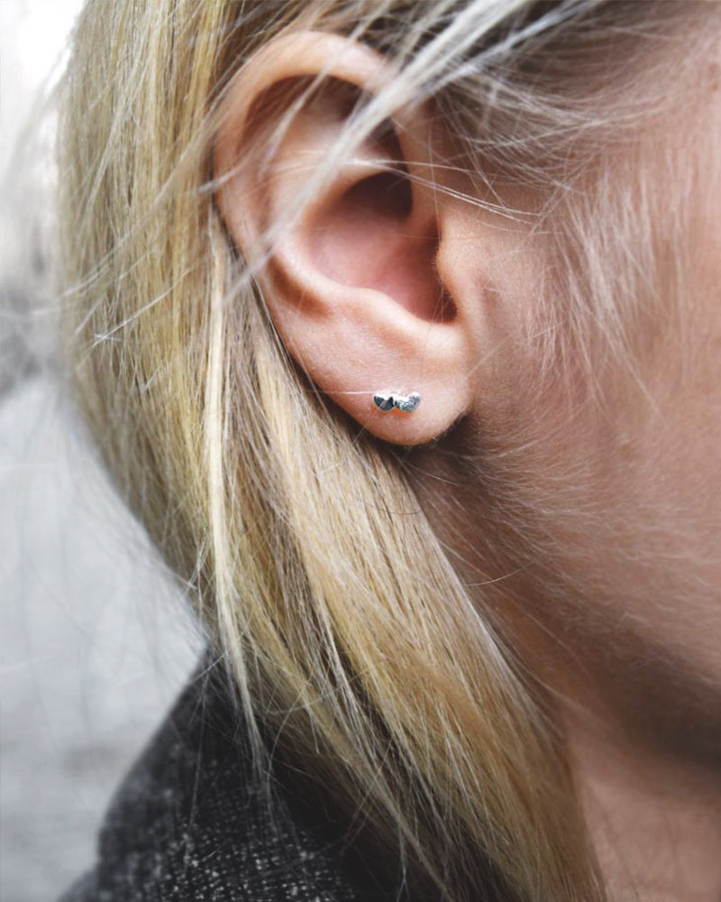 Loving heart studs