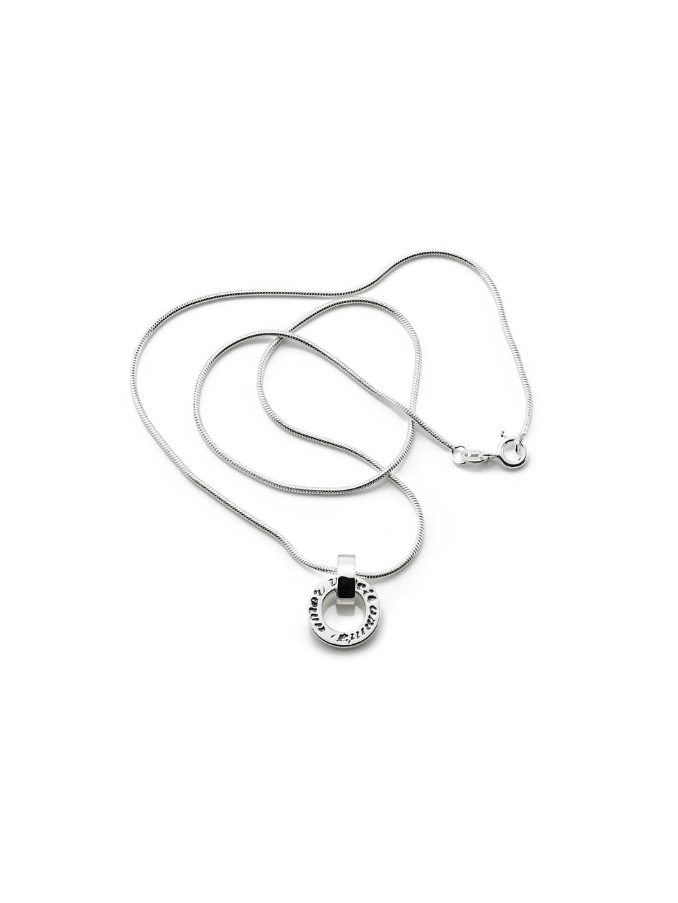 Ring Around Pendant - Amor Vincit Omnia