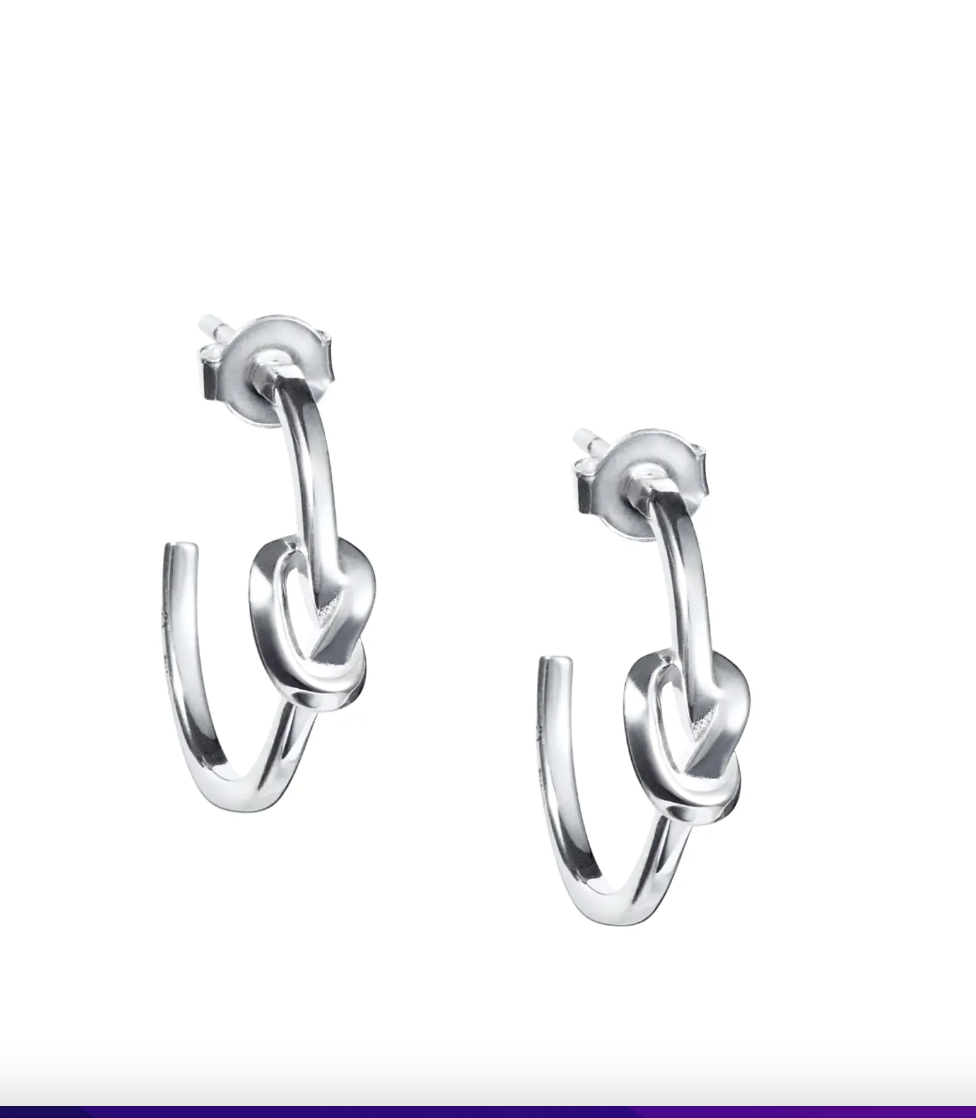 Love Knot Hoops
