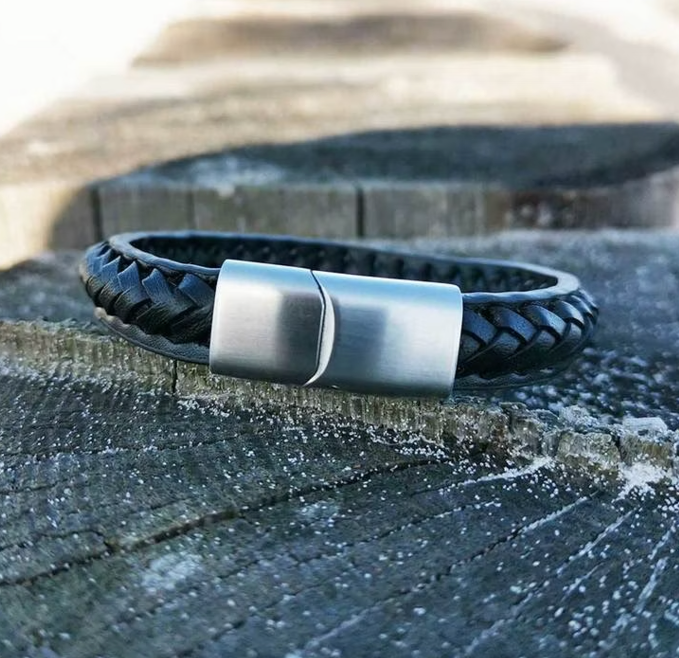 Armband läder svart