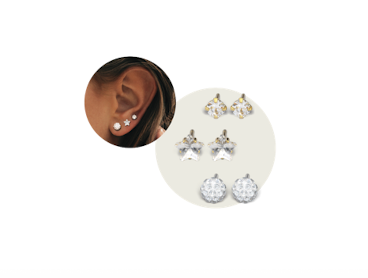 Sensitive - Allergivänliga örhängen 3 pack