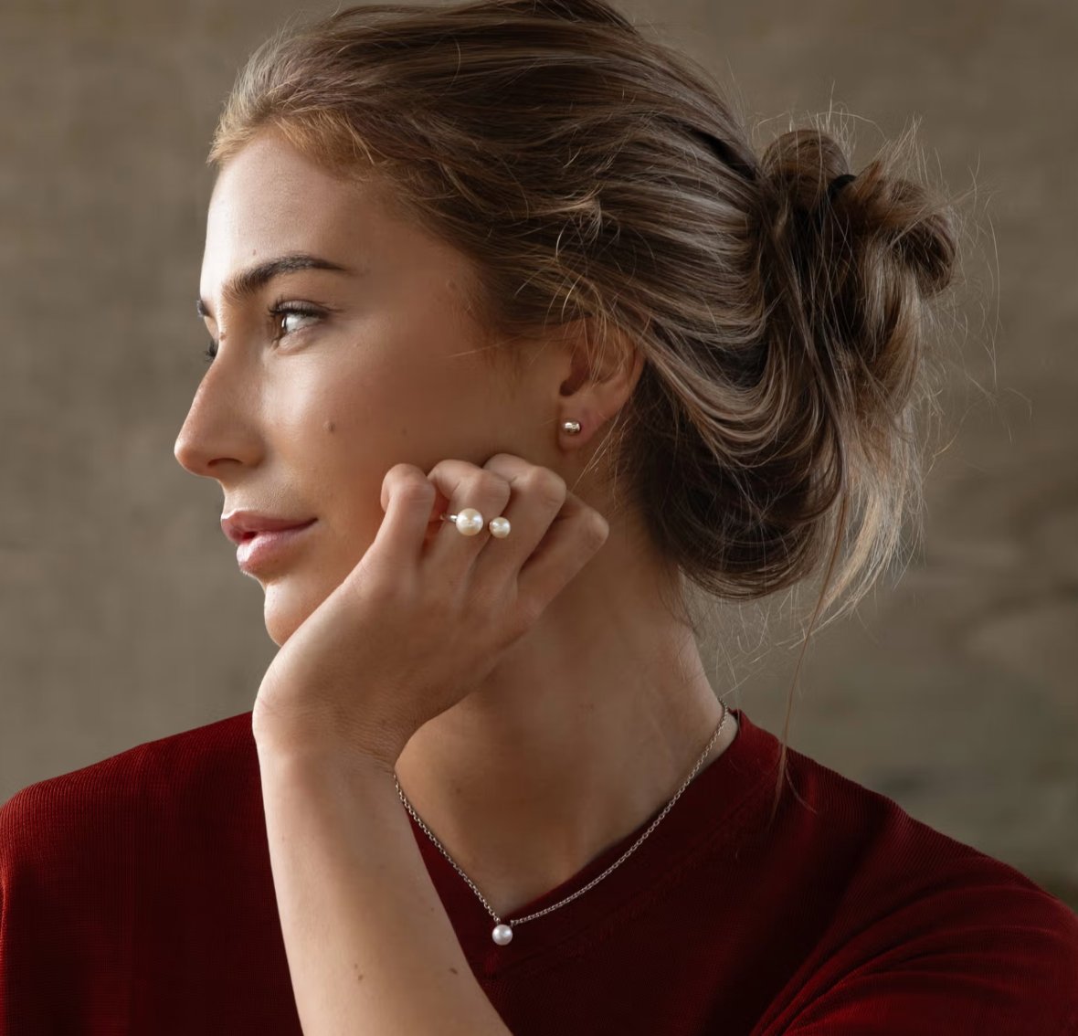 Drip Drop Pearl Ring