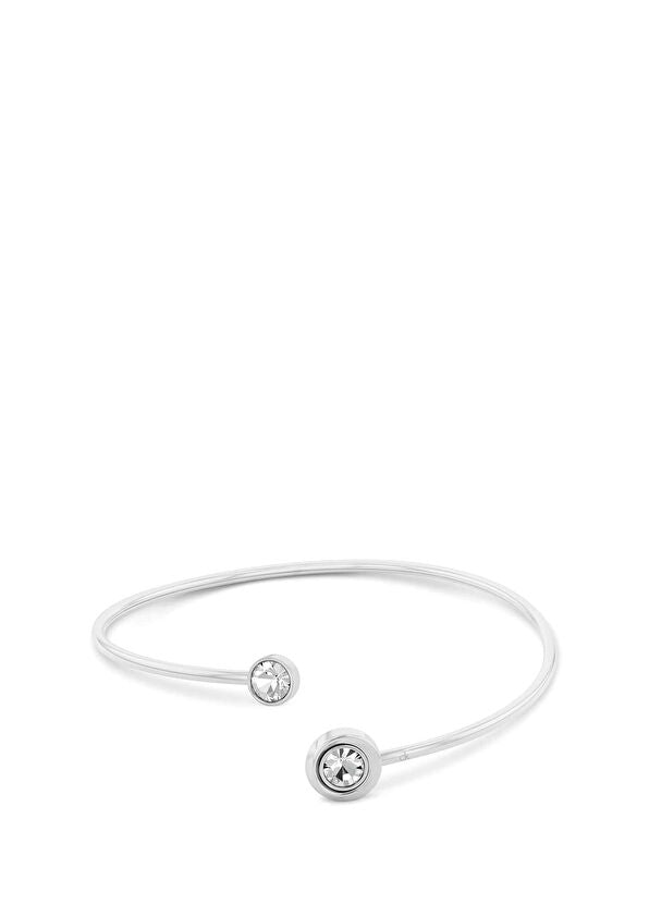 Calvin Klein Twisted Bezel Solitaire Bangle