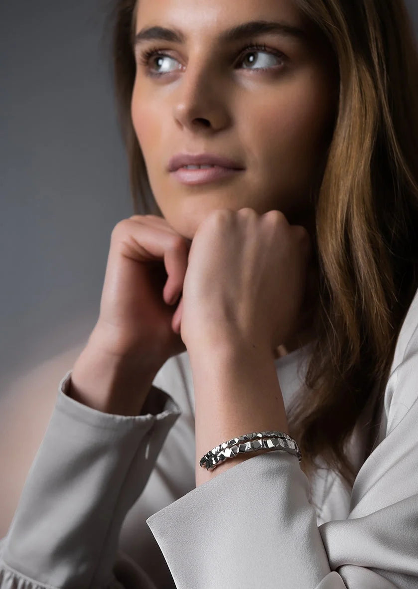 Morph Cuff - Silver Plated - Medium