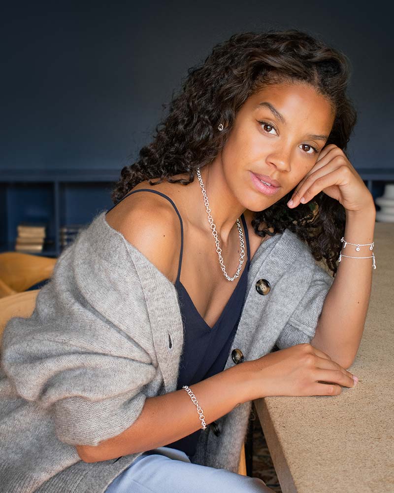 Les Amis drop chain bracelet