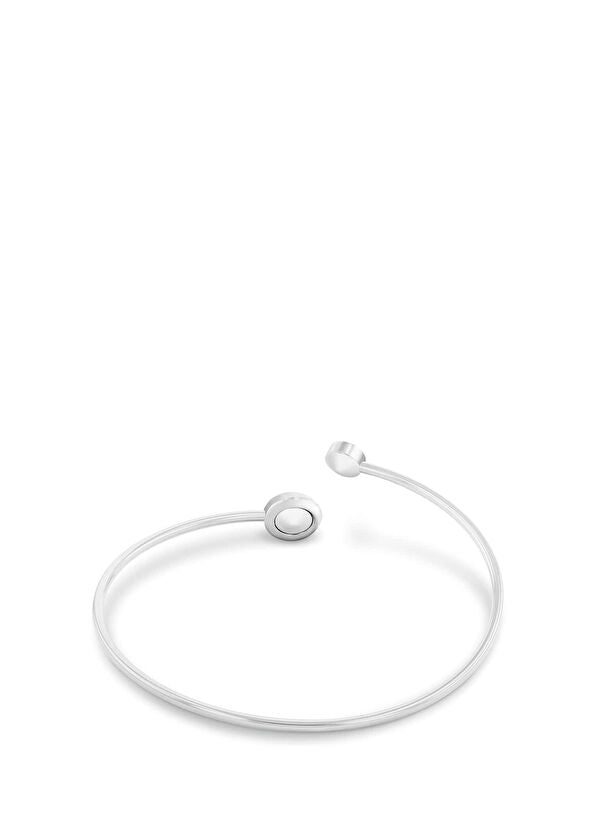 Calvin Klein Twisted Bezel Solitaire Bangle