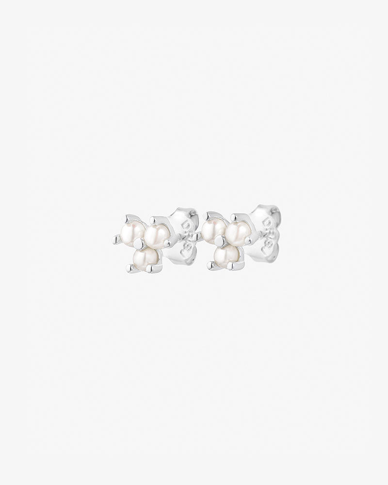 Petite Star pearl studs