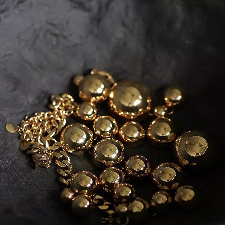 Solar Golden Statement Bracelet