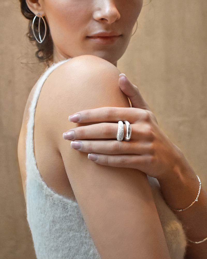 Stardust ring polished