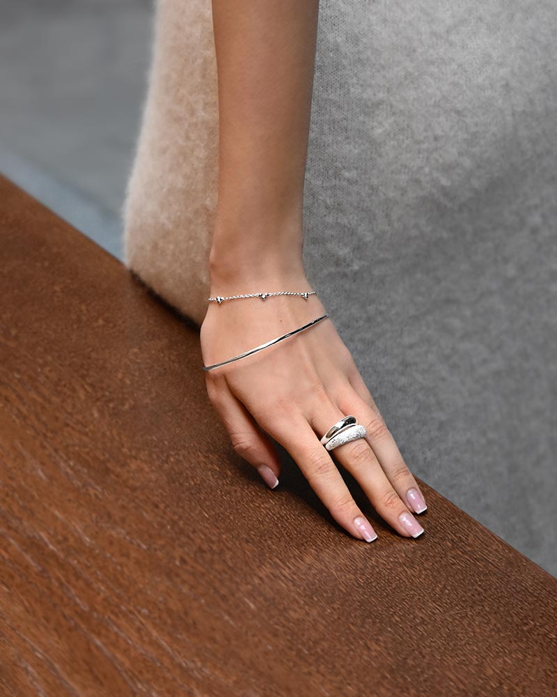 Stardust ring polished