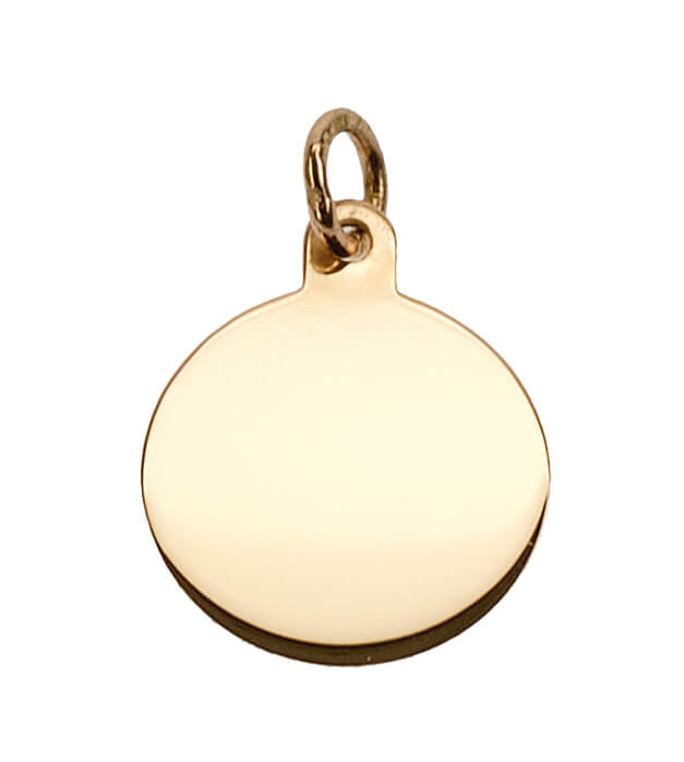 ID-bricka Rödguld 13 mm.