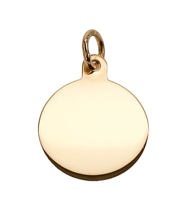 ID-bricka Rödguld 16 mm.