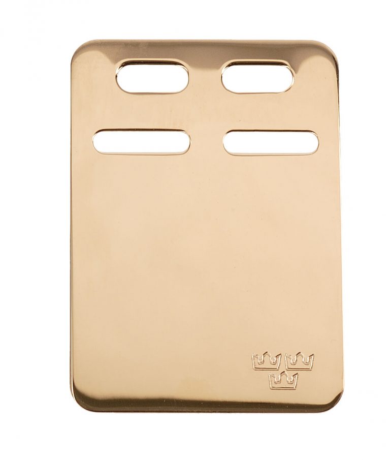 ID-Bricka Rödguld 19x27 mm