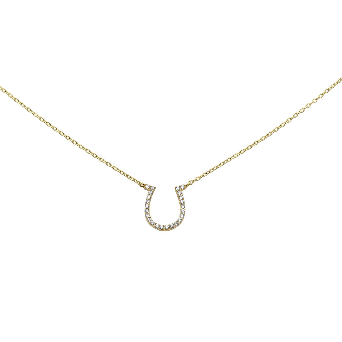 Halsband 18 K med cz