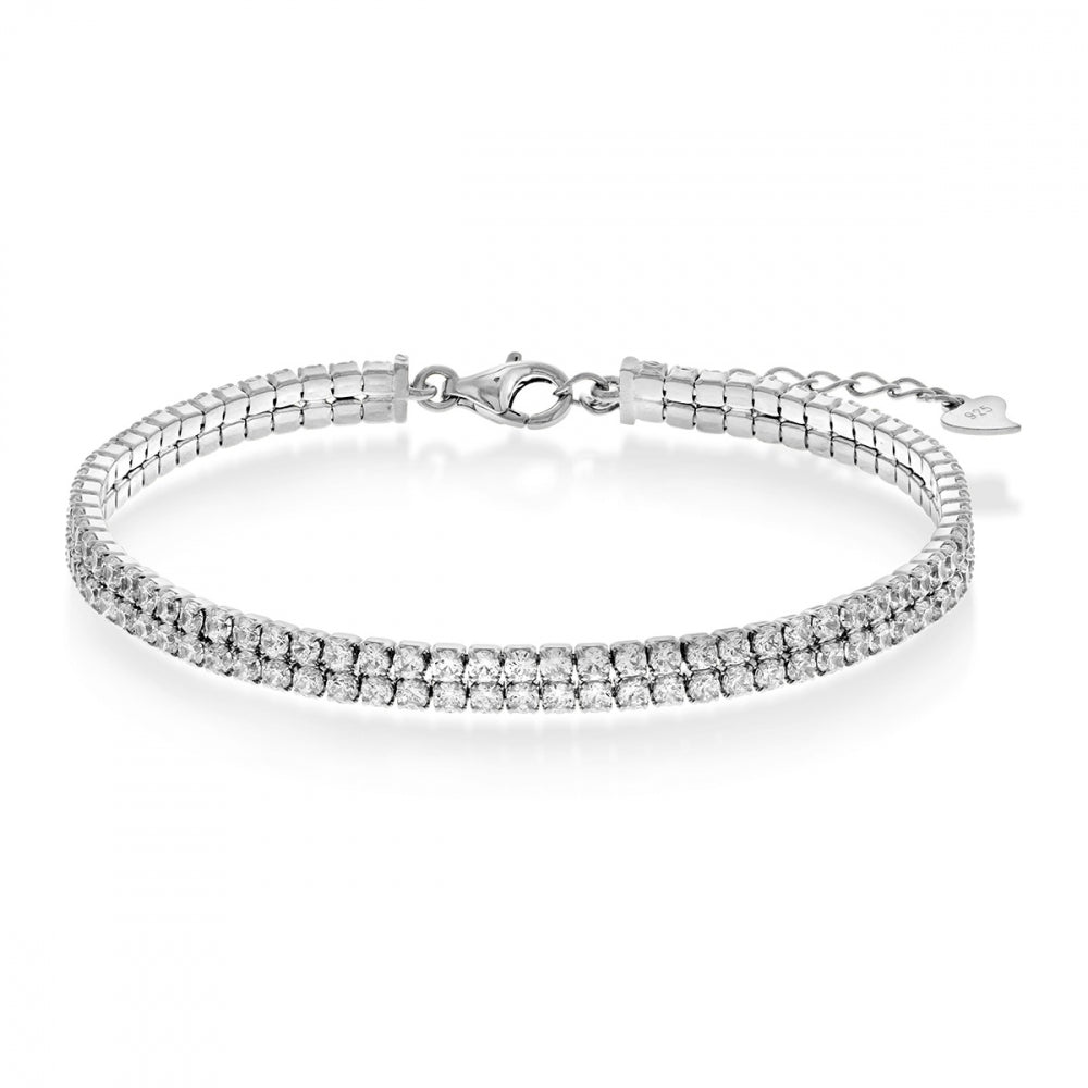 Armband - Tennisarmband Silver