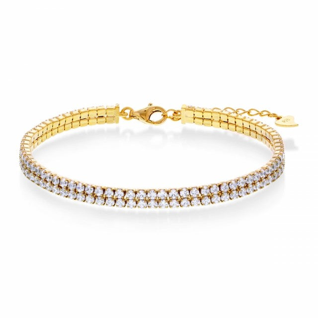 Armband - Tennisarmband Silver