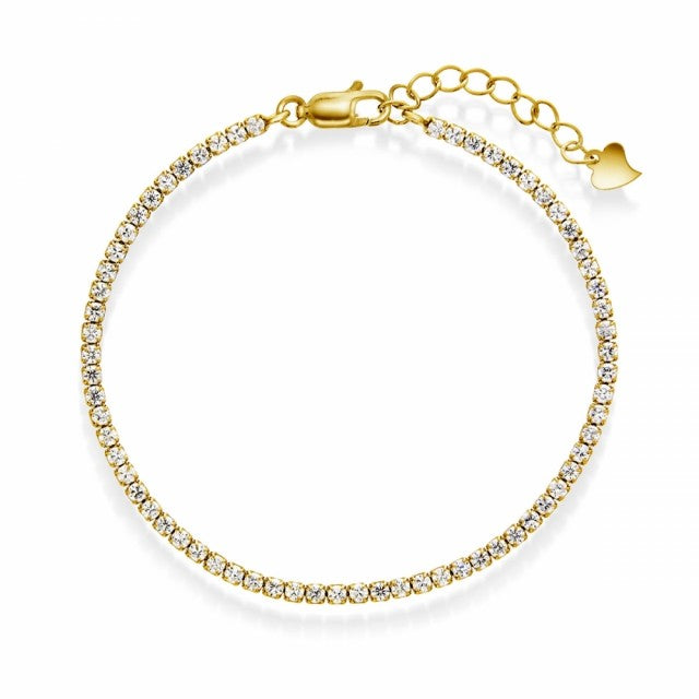 Armband - Tennisarmband Silver