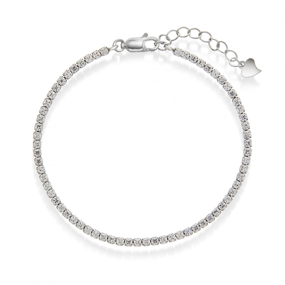 Armband - Tennisarmband Silver