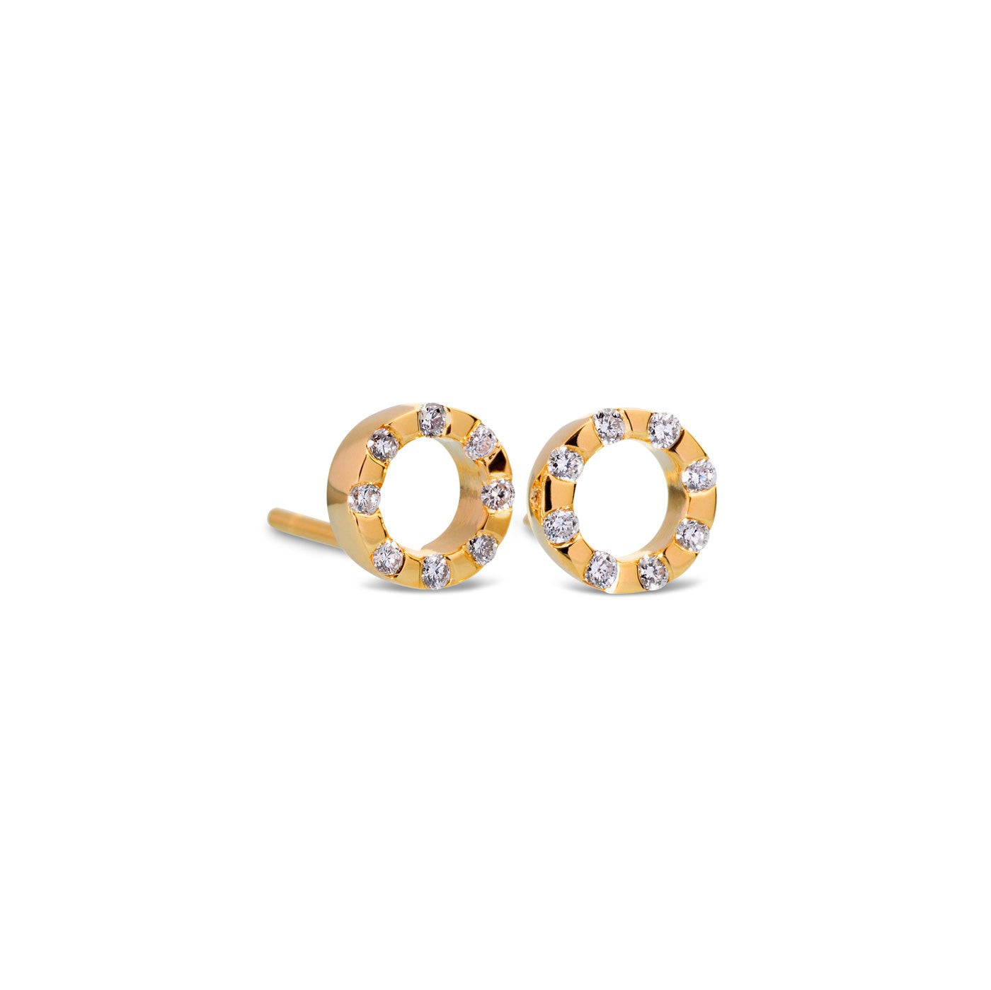 Örhängen 18 K , 0.12 ct