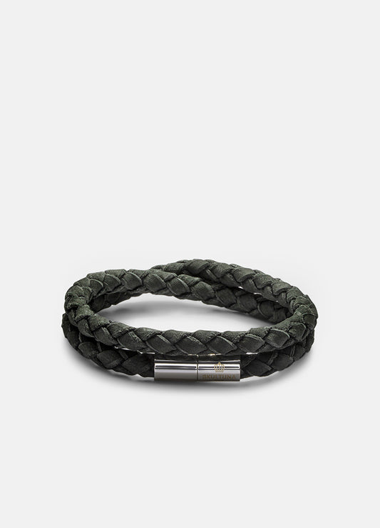 Suede Bracelet - Dark Green