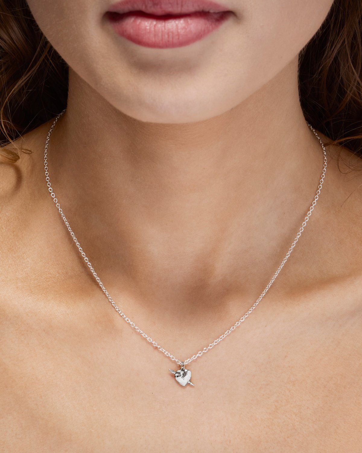 TINY TUVSTARR´S HEART NECKLACE