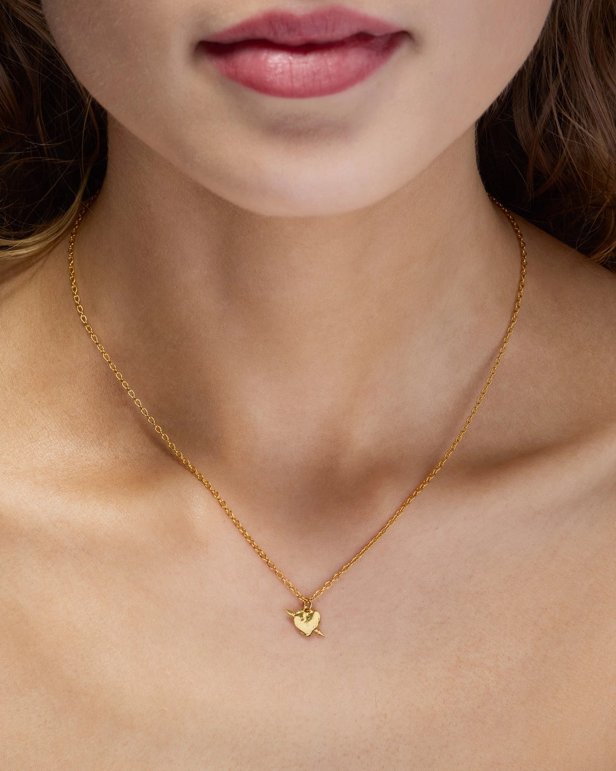 TINY TUVSTARR´S HEART NECKLACE