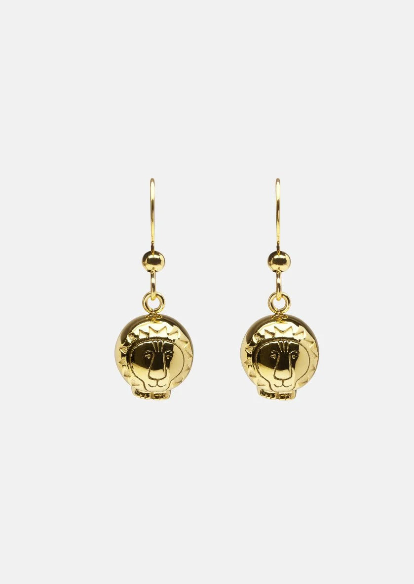 Lisa Larson x Skultuna – Lejon Earrings