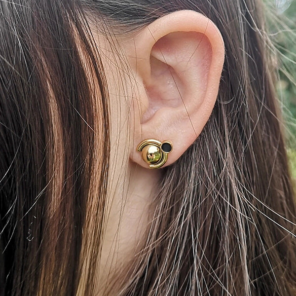 Satellite E4 Golden Earrings