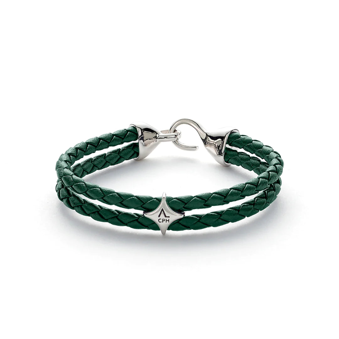 Green Bolo Leather with Hook Clasp Regular Price