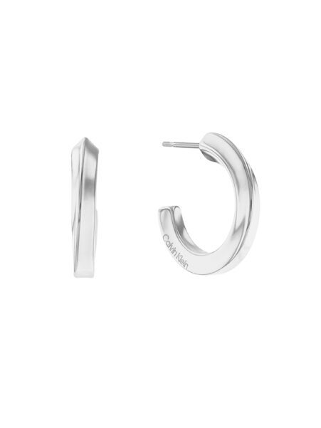 Calvin Klein Twisted ring earrings