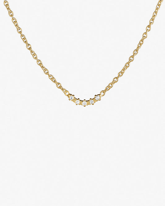 Diamond Sky Fall necklace gold