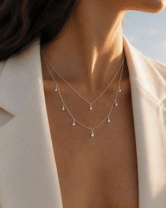 Droplet full necklace