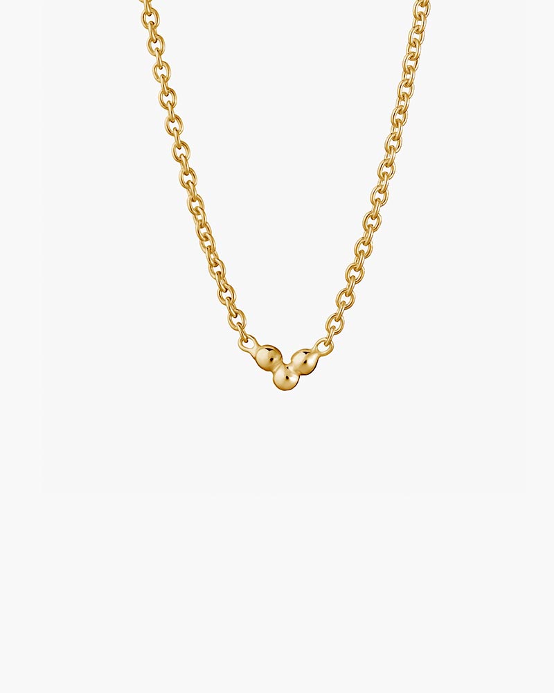 Drops necklace gold