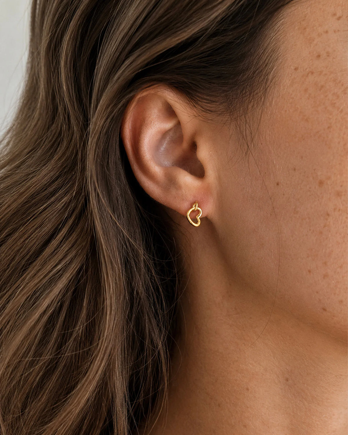 Love vibe petite studs Gold