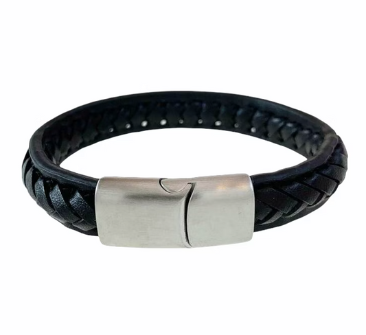 Armband läder svart