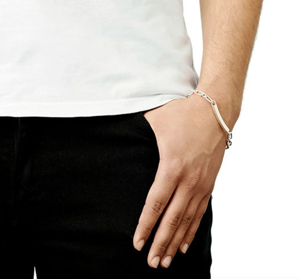 Thin Silver Bracelet