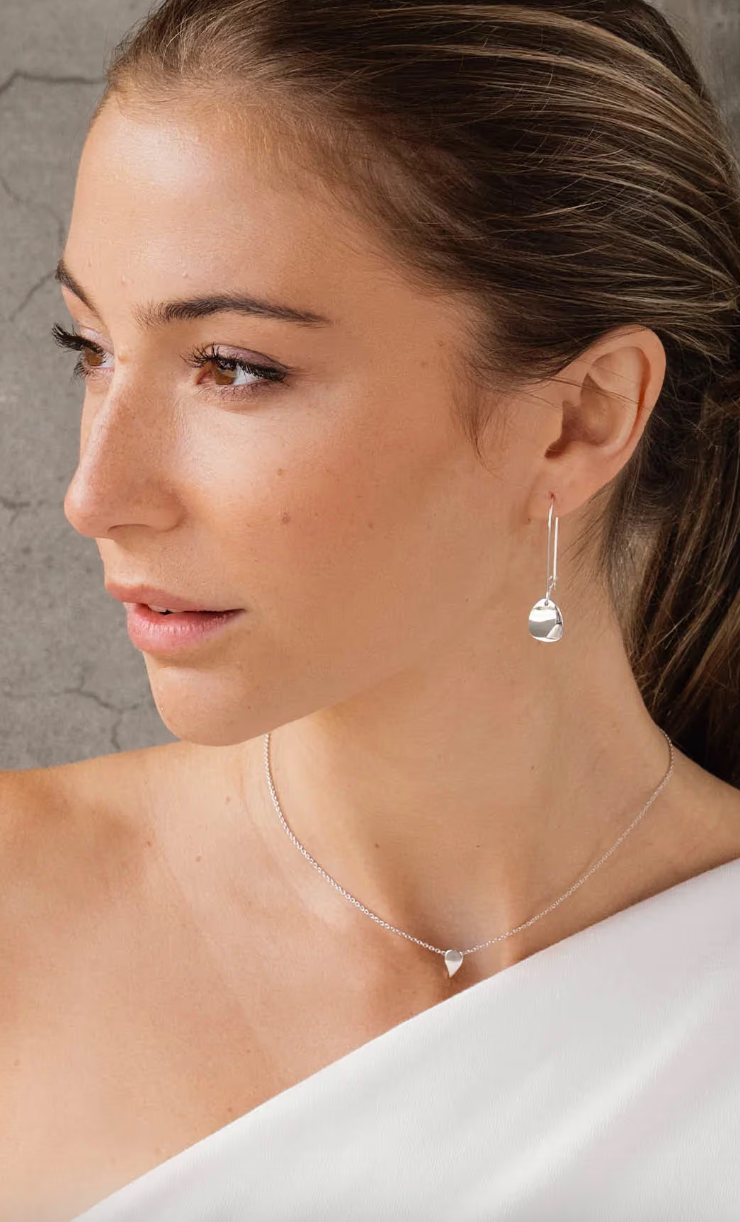 Mini Rose Petal Earrings