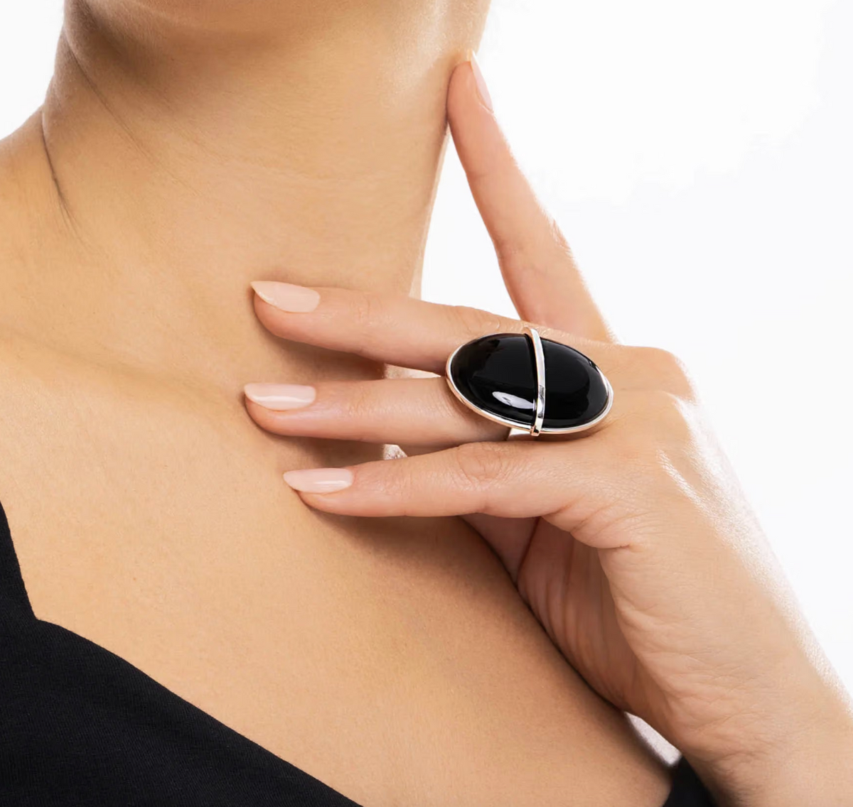 Slick & Black Ring
