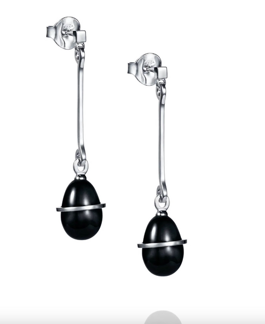 Slick & Black Earrings