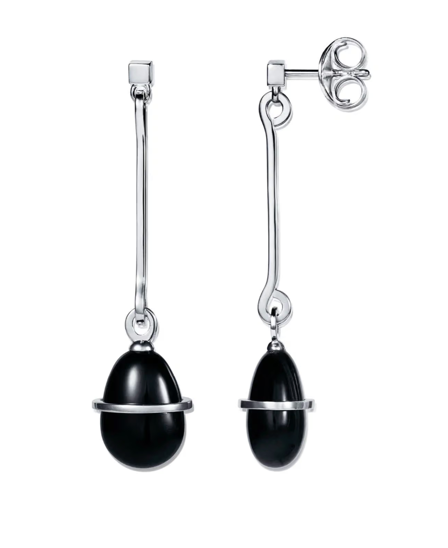Slick & Black Earrings
